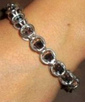 Κρυστάλλινες χάντρες επάργυροι κρίκοι - crystal beads gold plated rings