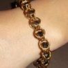 Κρυστάλλινες χάντρες επίχρυσοι κρίκοι - crystal beads gold plated rings