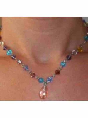 kolie-rozario-krystalakia κολιέ ροζάριο κρυσταλλάκια