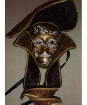 μάσκα βενετσιάνικη κρακελέ φυσικό μέγεθος 35 Χ 50- venetian mask natural size