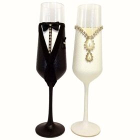 ποτήρια σαμπάνιας γαμήλια