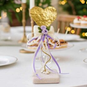 μπομπονιέρα καρδιά σφυρήλατη