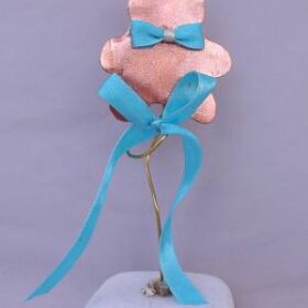 μπομπονιέρα αρκούδι από ευγενή μέταλλα