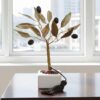 μεταλλικά μπρούτζινα διακοσμητικά ελιάς δέντρα