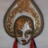 χειροποίητη βενετσιάνικη μάσκα handmade benetian gold silver mask