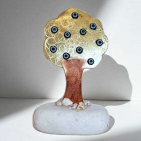 Δέντρο γούρι μεταλλικά διακοσμητικά decorative hand made metal tree of life lucky charm
