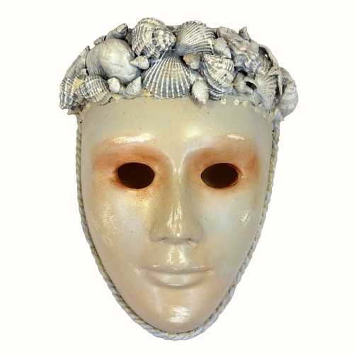 Διακοσμητική μάσκα κοχύλια decorative mask shell's