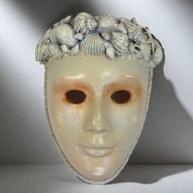 ιακοσμητική μάσκα κοχύλια decorative mask shell's