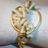 Χειροποίητο βραχιόλι σφυρήλατο μπρούτζο κοράλλια handmade bracelet coral