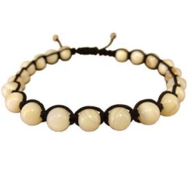 χειροποίητο μακραμέ βραχιόλι κοράλλι