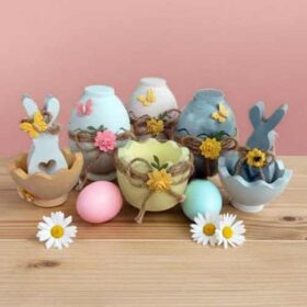 Πασχαλινά διακοσμητικά πορσελάνης αυγά