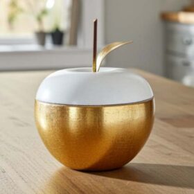 μήλο φοντνιέρα μεταλλικό κοτσάνι